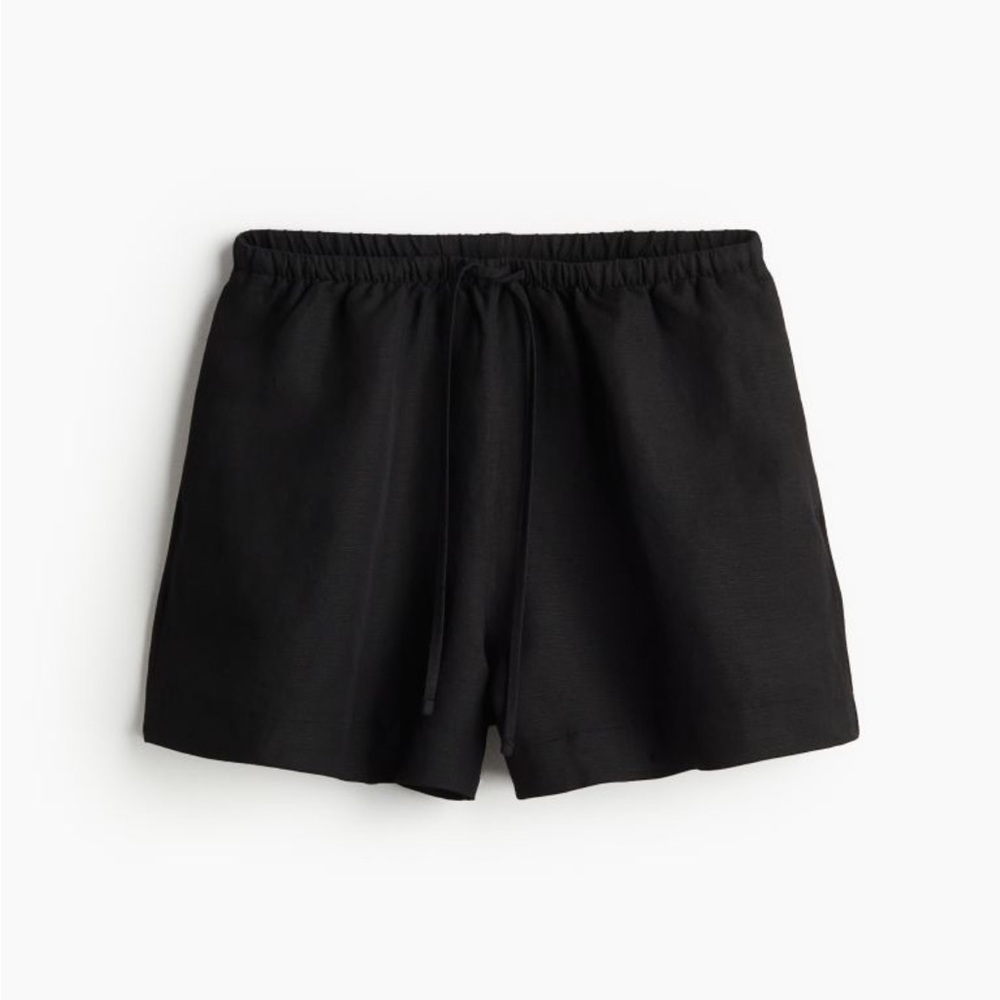 h & m • linen shorts